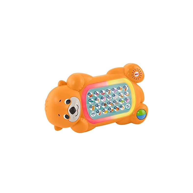 Fisher-Price Linkimals Baby Learning Toy A To Z Otter Keyboard With Interactive Music And Lights For Infants And…