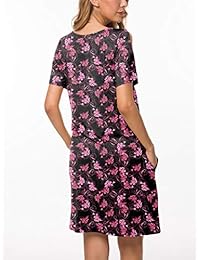 Alice & Elmer - Vestido informal con hombros descubiertos y bolsillos para mujer