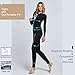 ZIONOR Full Body Sport Rash Guard Dive Skin Suit for Swimming Snorkeling Diving Surfing with UV Sun Protection Long-Sleeve for Women Black (XX-Large)