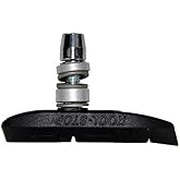 Kool Stop Supra 2 Bicycle Brake Shoes (Threaded, Black) | Kool-Stop Supra 2 Rim Brake Pads, Threaded Post, Durable Black Compound