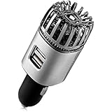 TwinkleBirds Car Ionizer Air Freshener - 2in1 Air Purifier Car Smells Deodorizer with 2.1 Amp Dual USB Charger - 12V Socket Plug-in - Allergens and Smoke, Pet, Food Odor Eliminator (Matte Silver)