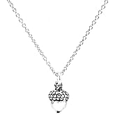 Sterling Silver 3D Petite Acorn Charm Necklace, 20"