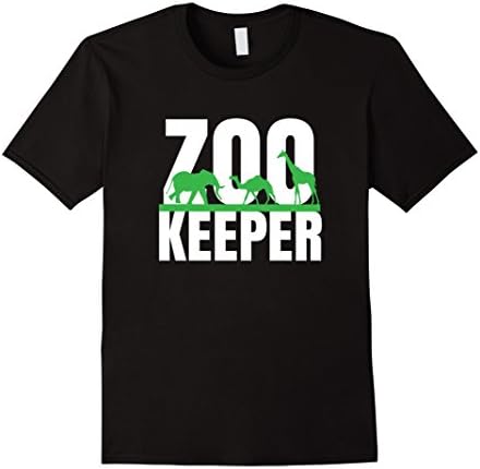 Mens Zoo Keeper T Shirt Large Black