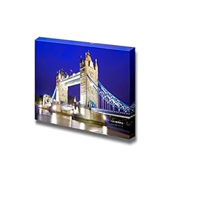 The Iconic Tower Bridge of London Lit up...