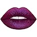 Lime Crime 10th Birthday Unicorn Lipstick (Poisonberry). Long Lasting Metallic Plum Creamy Matte Lippie (0.12oz / 3.5 g)