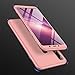 ISADENSER for Samsung Galaxy A9 2018 A9s 2018 Case Ultra Slim 2 in 1 Shockproof 360°Full Body Front Back Hard PC Plastic Anti-Scratch Cover Compatible with Galaxy A9 2018,2IN1 PC - Rose Gold