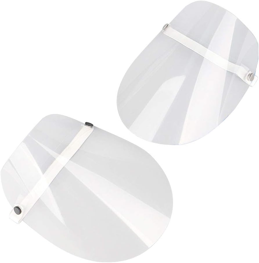 Asdomo Anti-Fog Anti-Smoke Cooking Dustproof Transparent Full Face Shield Visor Films Frame Dental Protective Facial Mask,1pc
