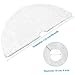 Christmas Tree Skirt - 48 Inches White Christmas Tree Skirt, Luxury Soft Faux Fur Tree Skirt , Pet Favors for Xmas Tree Decorations and Ornaments Fluffy Short Fur