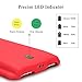iPhone 8 Plus / 7 Plus / 6s Plus / 6 Plus Battery Case, LoHi 7000mAh Capacity Support Headphones Ultra Slim Extended Battery Rechargeable Protective Portable Charger 5.5 Inch Red