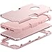 iPhone 8 Case, iPhone 7 Case, BENTOBEN Heavy Duty Slim Shockproof Drop Protection 3 in 1 Hybrid Hard PC Covers Soft Rubber Bumper Protective Case for iPhone 8 / 7 Cute Rose Gold