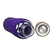 ORIGIN - Best BPA-Free Glass Water Bottle With Protective Silicone Sleeve and Bamboo Lid - Dishwasher Safe – 32 Ounce (Ultra Violet)