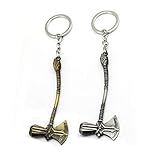 2Pack Avengers Hammer Keychain Infinity War Thor Stormbreaker Exquisite Keyring