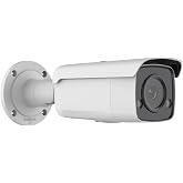 4MP Strobe Light PoE IP Camera - Compatible with Hikvision DS-2CD2T47G2-L Night Vision H.265+ Outdoor Bullet Network Security Camera 4mm, English Version, Firmware Upgradable