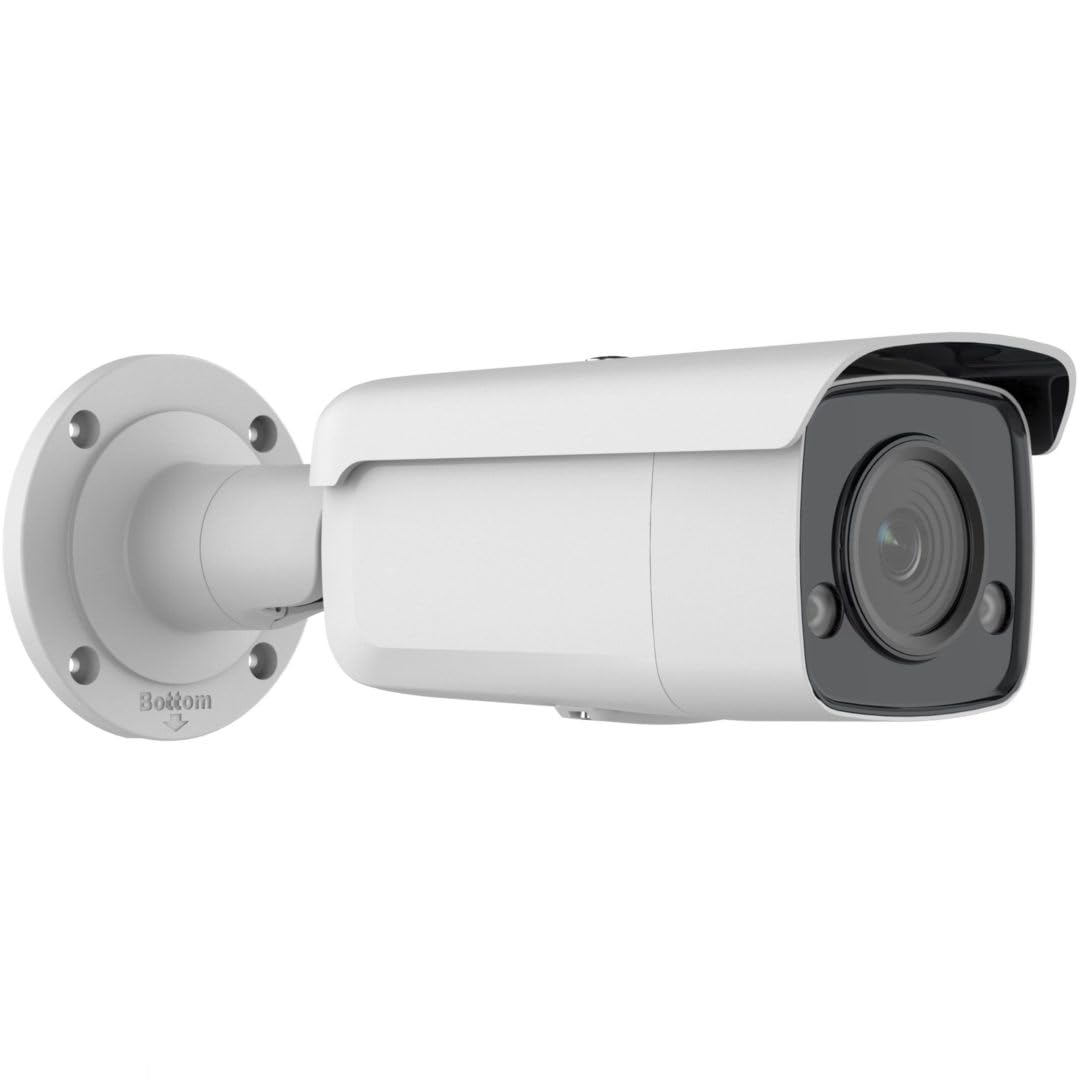 4MP Full Time Color PoE IP Camera - Compatible with