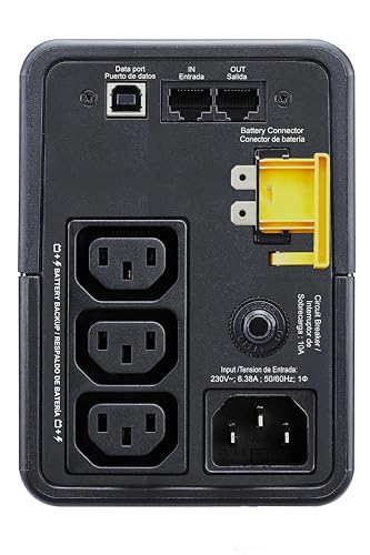 APC Back-UPS 500VA BX500MI, 230V, AVR, IEC Ausgänge schwarz 3