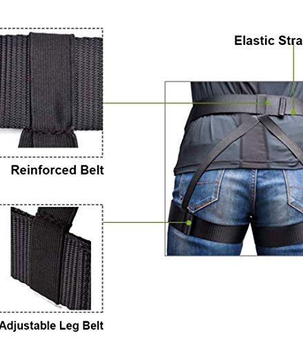 haihong Climb Centaur Half Body Harness Black Free Size for Climbing Gym & Rope Couse