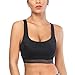 SIMIYA Sports Bra, Cross Back High Impact Padded Workout Bras for Women Running and Yoga