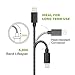 ONSON iPhone Cable,3Pack 8 Inch Short Nylon Braided iPhone Cord Lightning Cable Certified to USB Charging Charger for iPhone 7/7 Plus/6S/6S Plus,SE/5S/5,iPad,iPod Nano 7 (Black White,8 Inch)