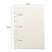 A5 Refills Grid,VASCHY 135 Sheet/270Page A5 6-Holes Acid Free 100GSM Refill Paper for Journal Refillable Notebooks Diaries