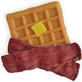 Little Toader - Bacon and Waffle Baby Teether Toys - For Teething Infants and Toddlers (newborn and 3+ Month)