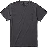 Roark Made to Fade Men’s T-Shirt - 100% Cotton, Lightweight Crew Neck Tee, Pigment Dyed Vintage Look, Casual & Everyday Wear