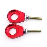 XLJOY Red 15mm Aluminum Axle Chain Tensioner