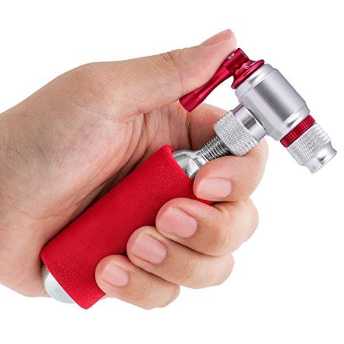 CO2 Bike Tire Inflator, Quick & Easy Presta and Schrader Valve