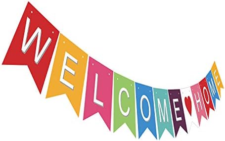Amazon Com Gyzone Welcome Home Garland Banner Supplies For Kids