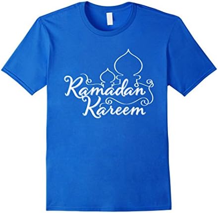 Men's Ramadan Kareem Gift T-Shirt for Boys Girls and Youths Medium Royal Blue