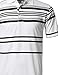 Style by William SBW Men's Casual Striped Short Sleeves Three-Button Polo T-Shirt