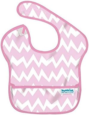 Hippychick Bumkins Super Bib Pink Chevron - Pack of 4
