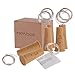 MEKBOK Wine Bottle Fairy Lights with Cork 3 Lighting Modes 6 Pack Copper Wire String Starry LED Lights for Bottle DIY, Party, Decor, Valentine's Day, Wedding … (3 Modes, Warm White)