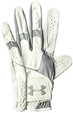 Under Armour Men's CoolSwitch Golf Glove, White /Steel, Left Hand Medium Large Cadet