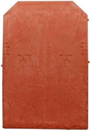 Plastic slates / Roof Tiles / Roof Shingles - Various Colours x 10(Brick Red) by Tapco
