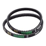 Clutch Belt,Drive Belt Clutch Belt for Hammerhead 80T and TrailMaster Mid XRX Go-Karts 9.100.018-725(Pack of 2)