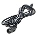 PK Power AC 18V 12V 9V 6V Barrel Plug Power Cable Approx 6ft (1.8m) AC Adapter Extender Extension Cord Female Jack: 5.5mmx2.1mm to Male Plug End: OD: 3.5mm ID: 1.35mm/1.3mm