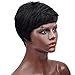 Naseily Short Curly Synthetic Wigs For Black Women Natural Black Hair Wig African American Women Wigs