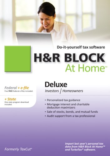 H&R Block At Home 2010 Deluxe Federal + State + eFile [Download] [OLD VERSION]