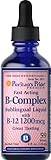 Puritan's Pride Vitamin B-Complex Sublingual Liquid with Vitamin B-12-4 fl oz Liquid