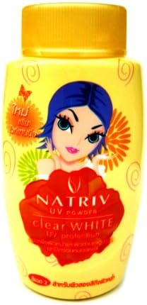 Natriv Uv Protection Face Powder Clear White Whitening Brightening No.2 Product of Thailand