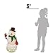 Product Works 70044 32-Inch Pre-Lit Candy Cane Lane Snowman Christmas Yard Decoration
