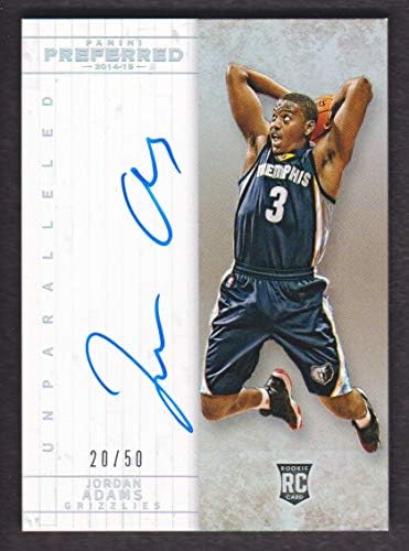 2014-15 Panini Preferred Basketball #588 Jordan Adams RC Unparalleled Auto 20/50 Memphis Grizzlies