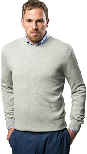 Marino Cotton Sweaters for Men - Lightweight Crewneck Men’s Pullover