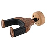 Guitar Hanger，Guitar Hook Holder Wall Mount，DODOMI Auto Grip System Lock Safe Lock Hardwood Studio Hanger for Guitar Bass (Rosewood)