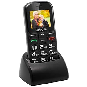 artfone Big Button Mobile Phone for Elderly, CS182 Upgraded GSM Mobile Phone With SOS Button, Talking Number and Torch