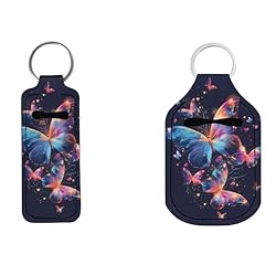 Coldinair Butterfly Chapstick Holder Keychain Lip