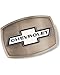 Western Express Men's Chevrolet Belt Buckle Silver One Size