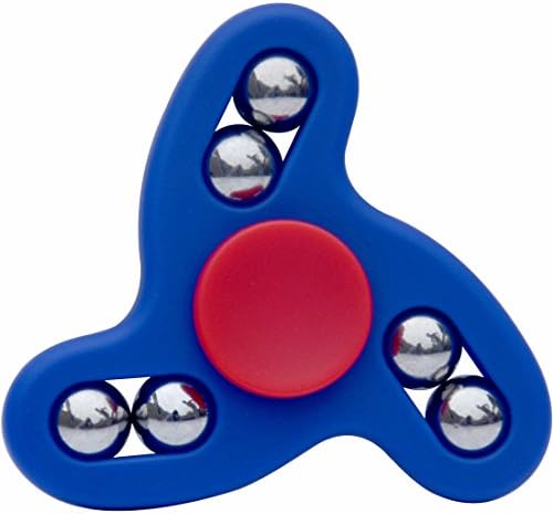 ILoveFidget Tornado Spinner, Hand Spinner Fidget Edc, Abs Plastic with Stainless Steel Balls, R188 Bearing, spin up 4 min, small light safety best for children and kids, adhd autism anxiety (Blue)