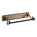 iDesign York Steel Wall Mounted Paper Towel Holder Paper Towel Dispenser for Kitchen, Bathroom, Laundry Room, Office, Bronze