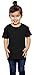 FOL Girls 100% Heavy Cotton HD T-Shirt (T3930) -BLACK -2T